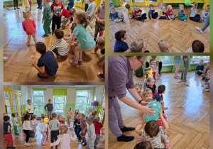 dzieci biorą udział w zawodach sportowych